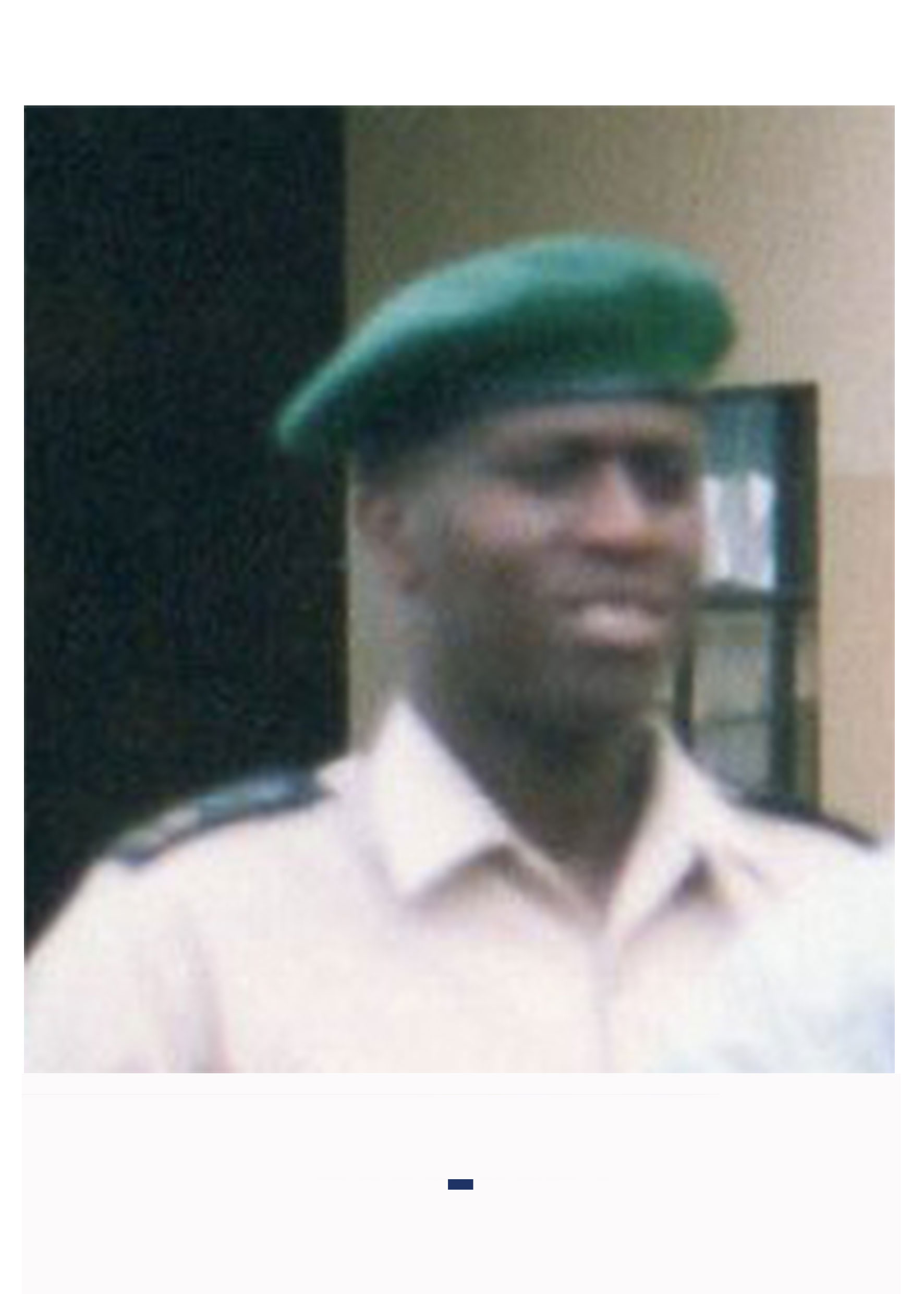 LT col John Peter BAGABO