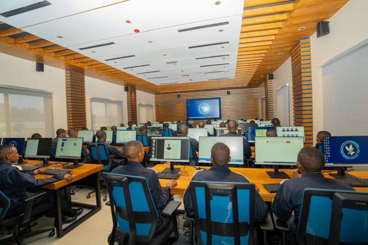 How technology is driving smart policing in Rwanda: A snap from an IT student at the National Police College How technology is driving smart policing in Rwanda: A snap from an IT student at the National Police College